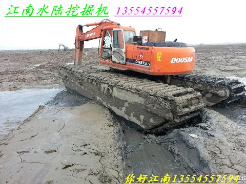 2016新(湖南长沙)水陆挖掘机出租改装 湿地挖掘机租赁改装