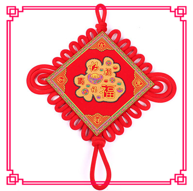 春节新款装饰品木板中国结订做