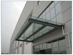 北京安装玻璃雨棚车库进出口雨棚安装