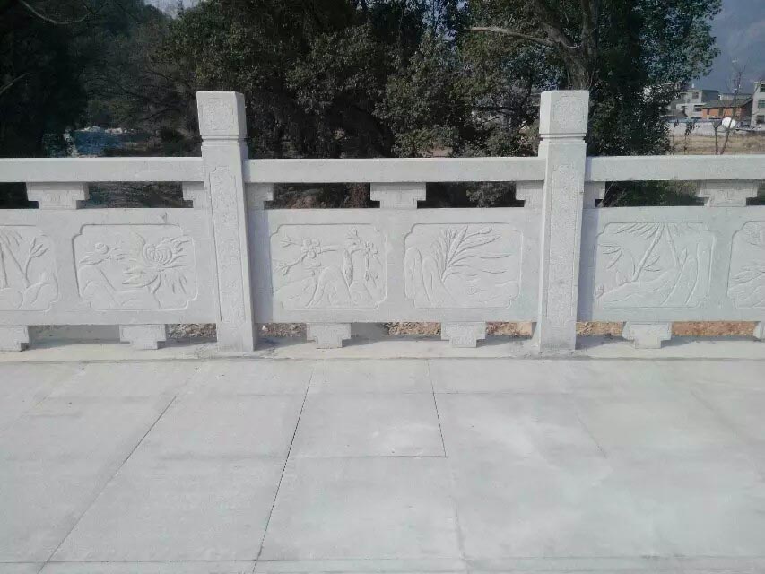 石材栏杆 石材桥栏杆 桥梁工程专用石材防护栏杆