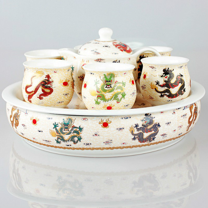春节礼品茶具套装 定做陶瓷茶具