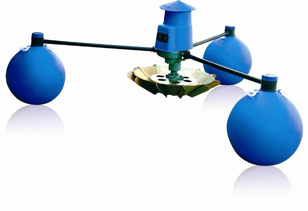 浮球式增氧机YL-2.2KW叶轮式增氧机渔业鱼塘增氧