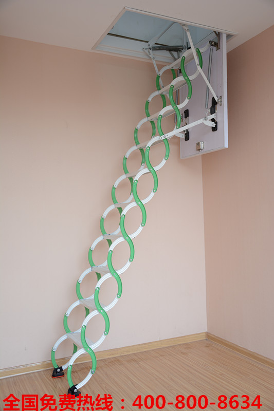 浙江阁楼折叠壁挂隐形电动简易楼梯