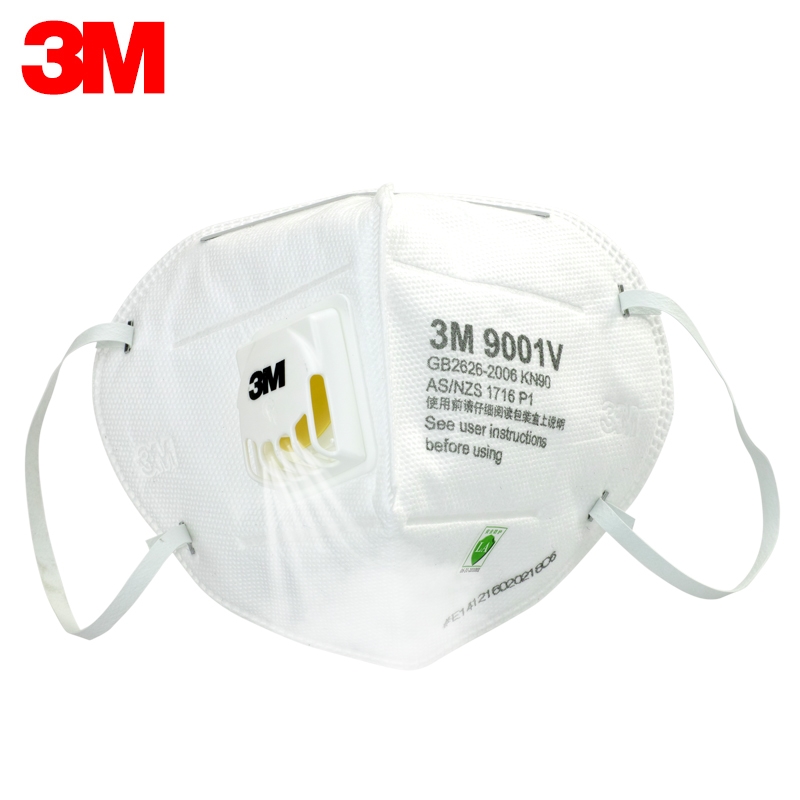 3M防雾霾口罩 3M9001V/9002V口罩