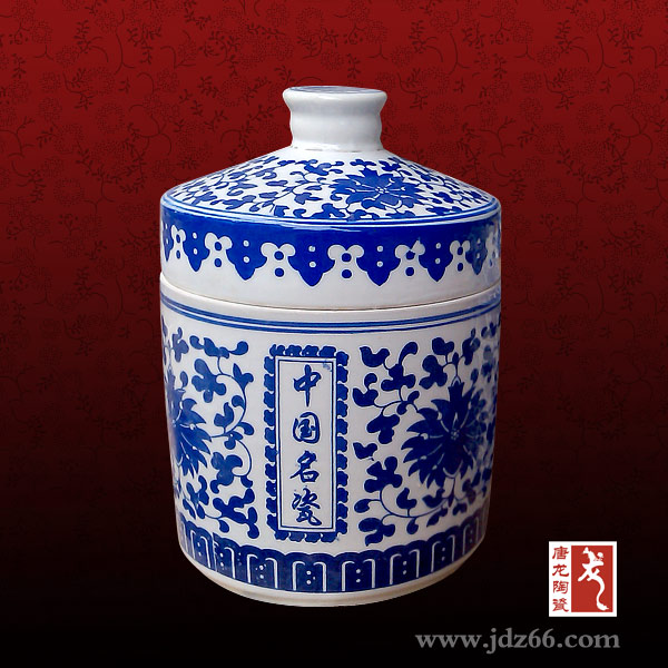 景德镇陶瓷茶叶罐,定做包装罐子厂家,瓷器罐子礼盒