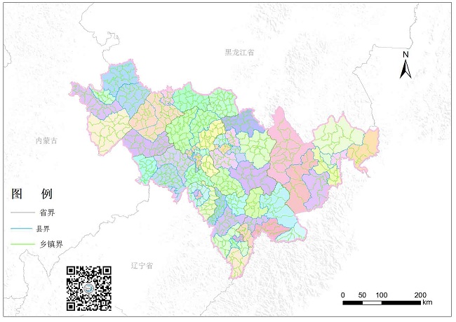 新吉林省行政区划数据