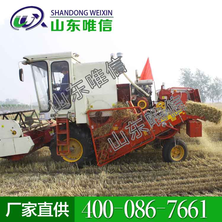 供应优质小麦联合收割机打捆一体机,农业机械