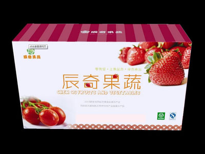 草莓包装盒-大连印刷