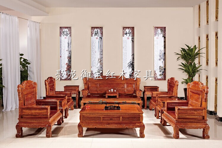 西安实木沙发定制,中式沙发定制价格,仿古实木沙发图片