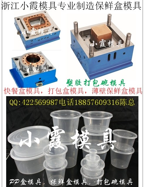 台州专做塑胶模具1200毫升打包盒模具,1000毫升打包盒模具制造