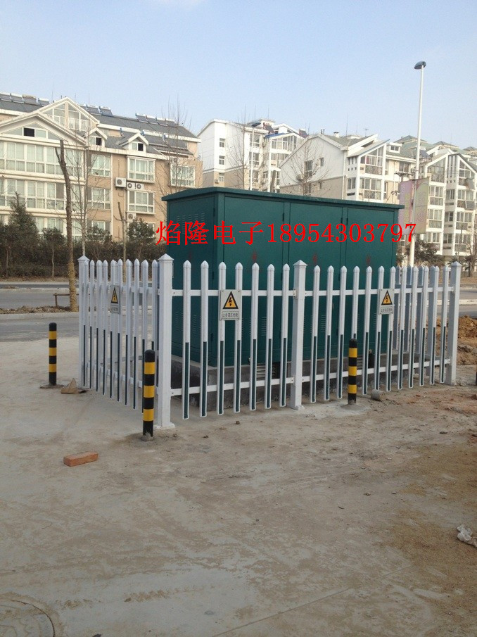 供应PVC塑钢变压器护栏PVC草坪护栏