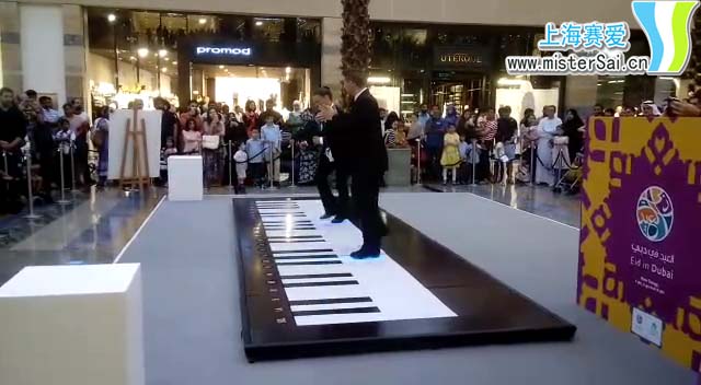 租赁 地板钢琴 互动娱乐 亚克力板琴键 商场活动 四个八度 吸引人气