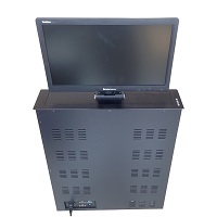 19寸会议液晶屏升降器 桌面显示屏升降器  会议桌电脑显示升降机