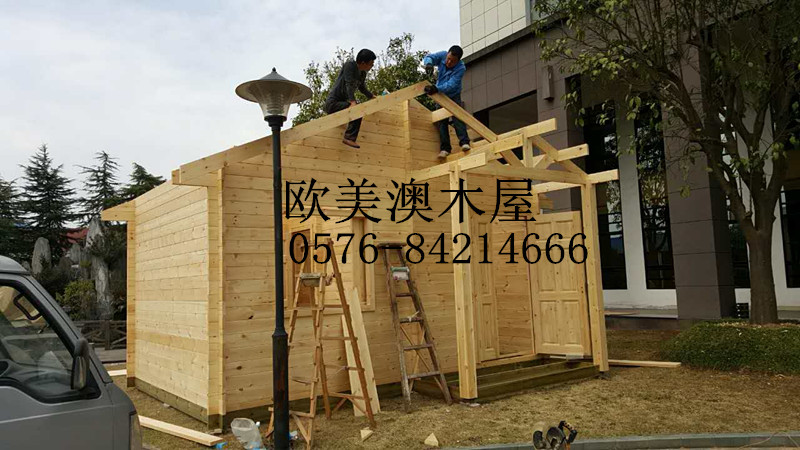 手工制作木屋别墅 安装一体化农家乐木屋 水上木屋
