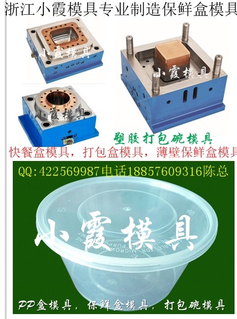 黄岩北城专做塑料模具 一次性便当盒塑料模具开模