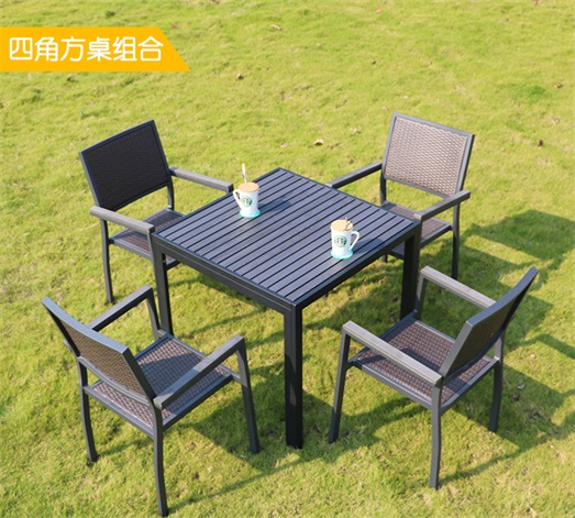 广州户外塑木桌椅批发特价批发