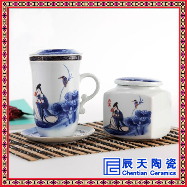 大号陶瓷茶叶罐定制 半斤装陶瓷茶叶罐厂家直销