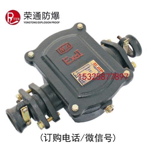 BHD2-100/1140-2T,矿用隔爆型低压接线盒,2通低压电缆接线盒