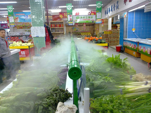 广东厂家直销农贸市场蔬菜、水果等保湿保鲜喷雾设备