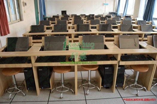 供应学生电脑桌 多功能翻转电脑桌