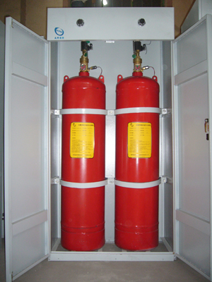 西安消防设备供应商七氟丙烷灭火装置(双瓶组)