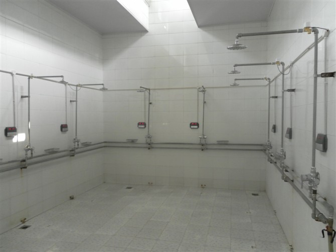 湖南工厂浴室节约用水刷卡器限量水龙头 热水计量洗澡 刷卡洗澡机器