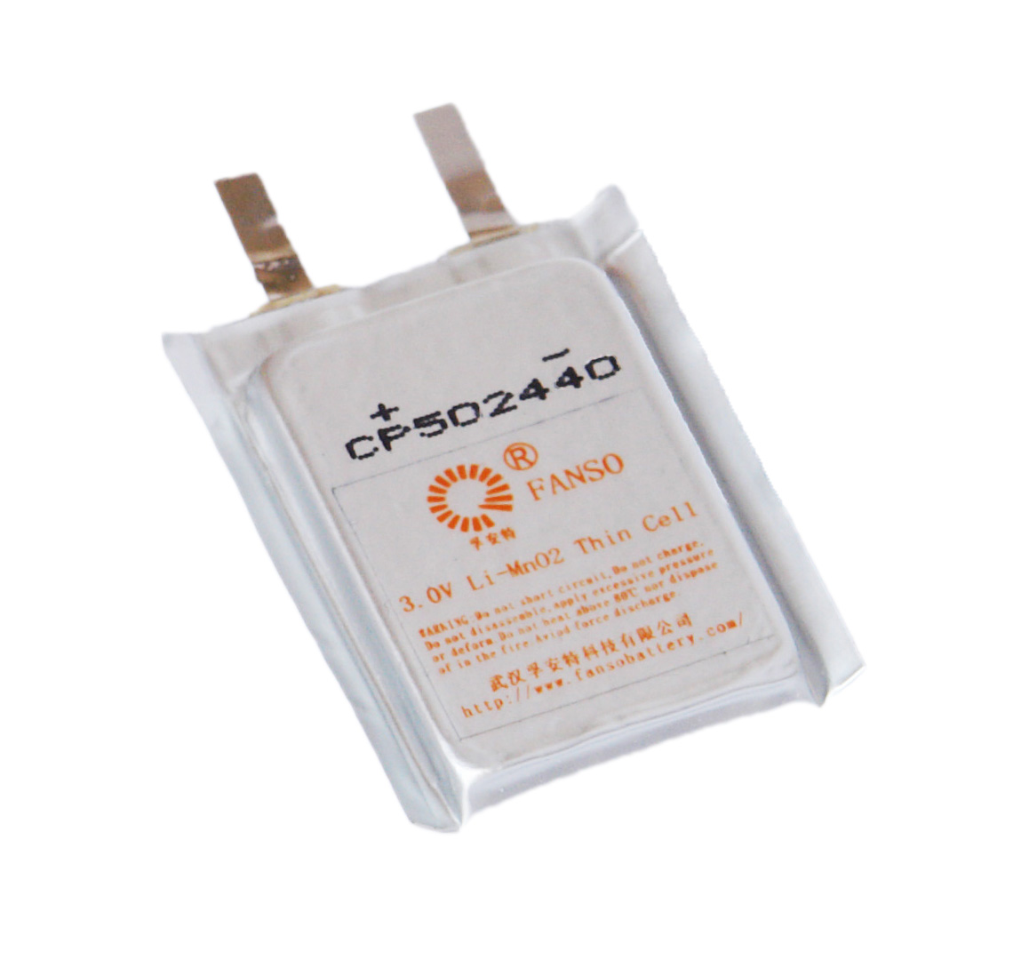 CP502440锂锰电池,一次性软包锂电池