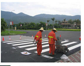 重庆涪陵马路划线 道路热熔划线公司