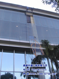 广州专业外墙玻璃补片外墙玻璃开窗更换窗