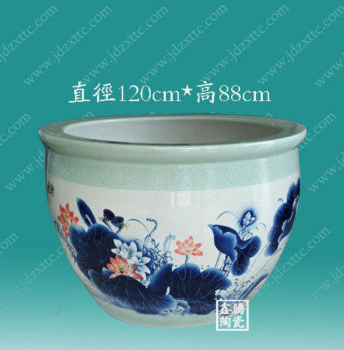 供应陶瓷大缸,景德镇陶瓷大缸,纪念摆件陶瓷大缸