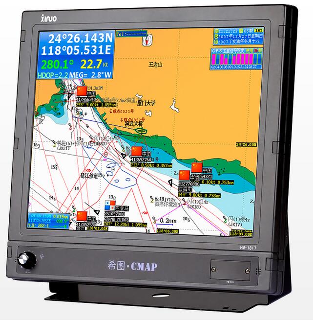 新诺 HM-1817 船用GPS导航仪 海图机