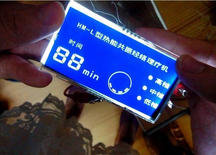 供应LCD蓝色液晶屏 黑白LCD显示屏 段码液晶屏