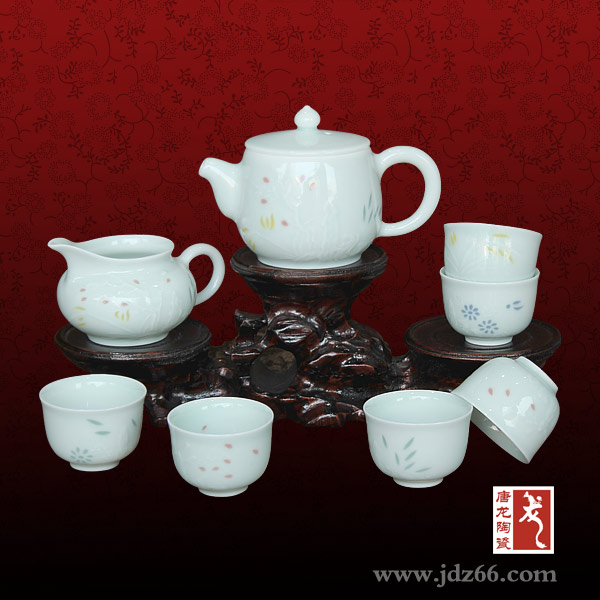 陶瓷茶具定做价格,手绘青花瓷茶具批发价格