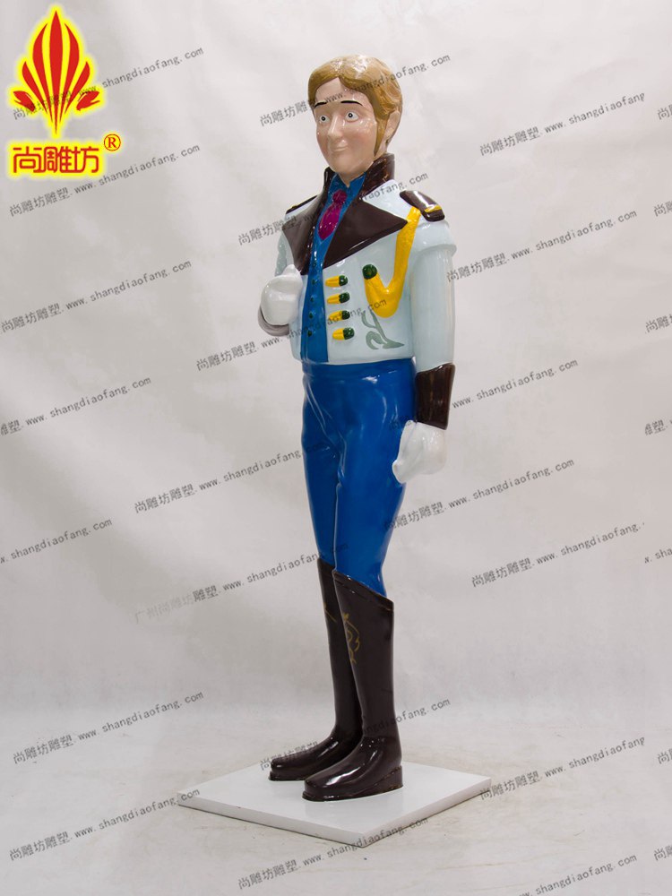功能活动 冰雪奇缘主题展览供应包邮正品汉斯王子雕塑
