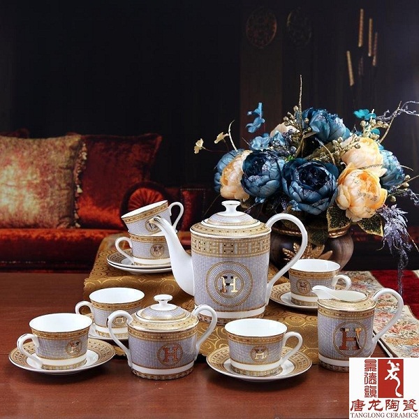 陶瓷茶壶茶杯套装 陶瓷茶壶茶杯套装生产厂家