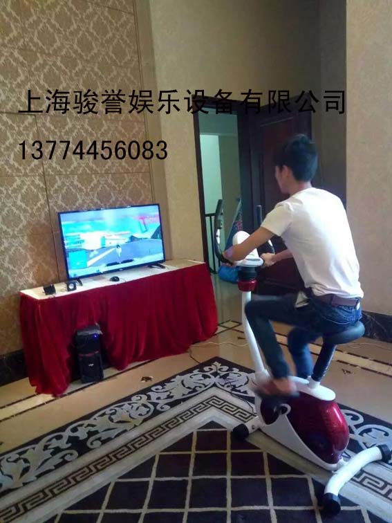 上海骏誉体感健身自行车出租模拟单人车出租