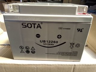 销售厦门SOTA蓄电池12V26AH特价批发.