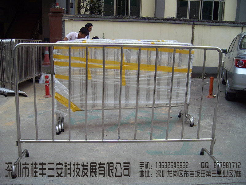 深圳桂丰不锈钢移动护栏供应优惠促销