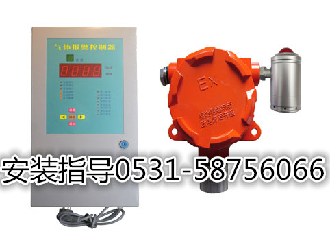 氟利昂气体报警器系统 可联动电磁阀 接消防主机