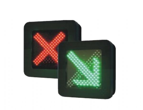 LED车道通行灯  LED收费站指示灯  LED红叉绿箭右下角45度指示灯