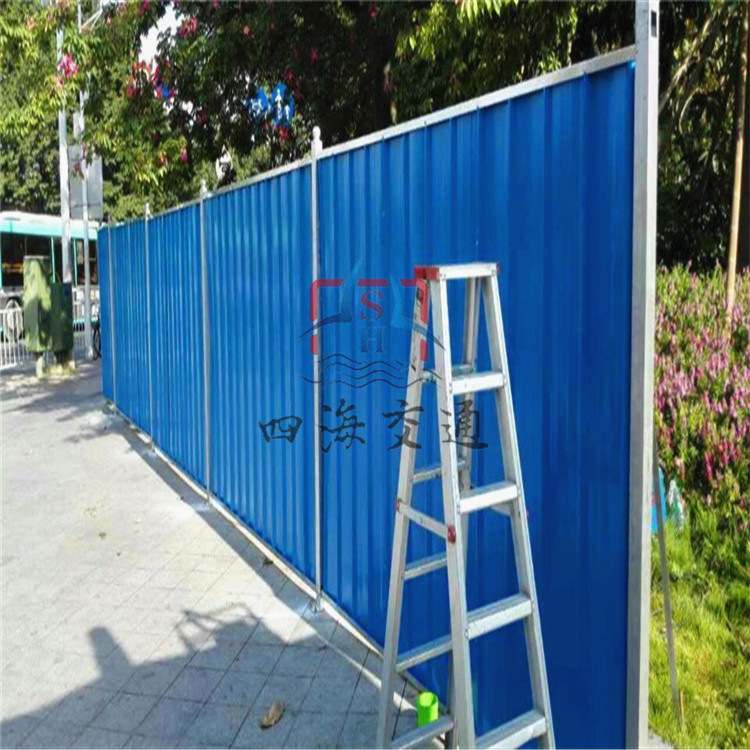 广东围挡厂家正品供应PVC围挡彩钢夹芯板活动工程围栏