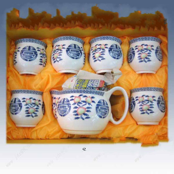 景德镇陶瓷茶具 定做陶瓷套装茶具
