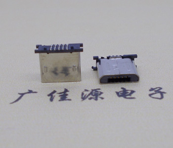 micro  usb180度立式超短体公头连接器生产厂家
