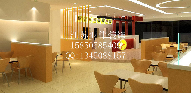 南京100平方的快餐店装修怎么设计才能有效利用空间