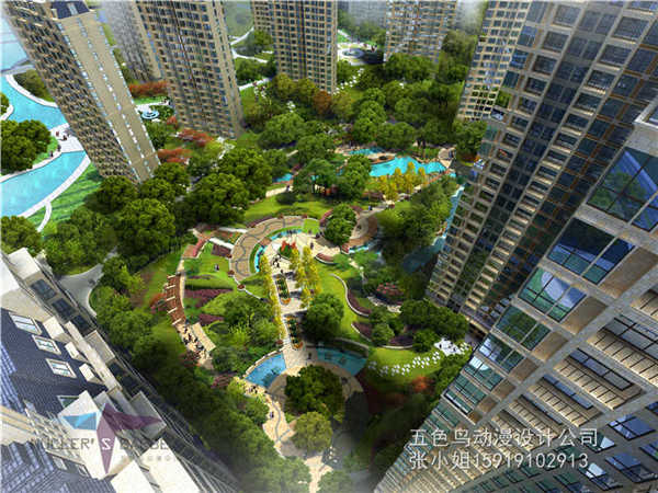 中山园林景观3D效果图设计 园林景观工程规划动画视频短片设计