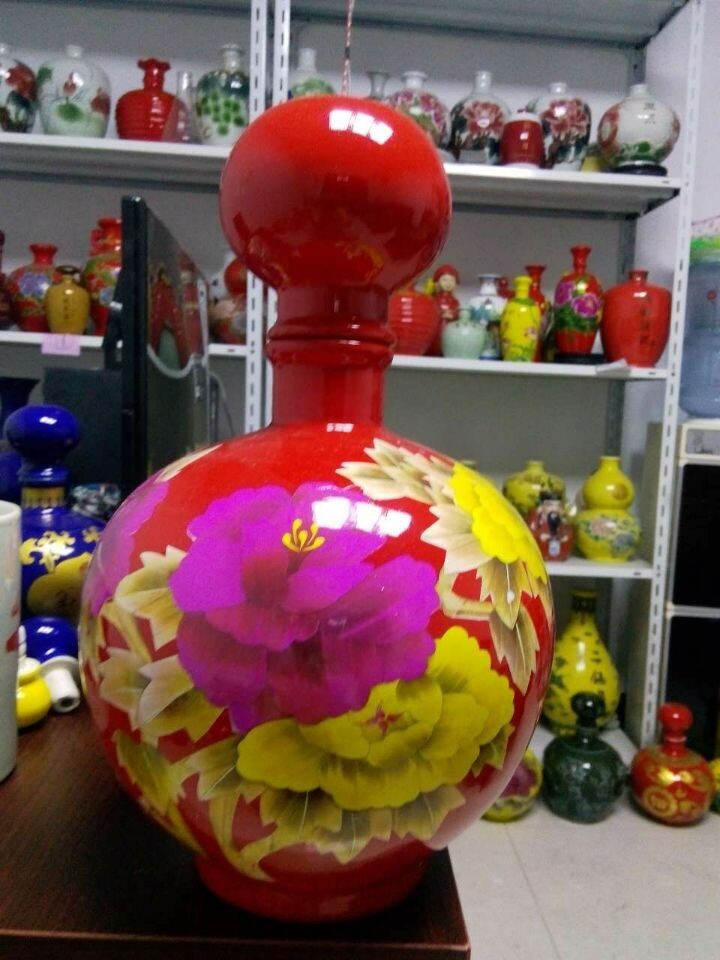景德镇青花瓷大瓶 落地大花瓶摆设 陶瓷大花瓶