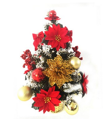 新款装饰小花盆圣诞工艺品圣诞树节装饰品小海圣诞工艺树供应