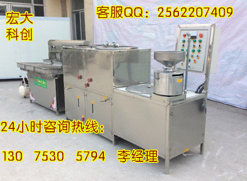 濮阳哪卖全自动豆腐机 小型/大型豆腐机生产线多少钱