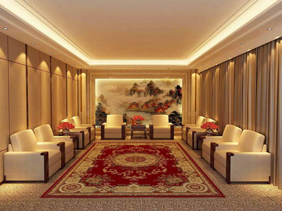 广州地毯-尼龙印花地毯-接待厅满铺毯-酒店工程地毯