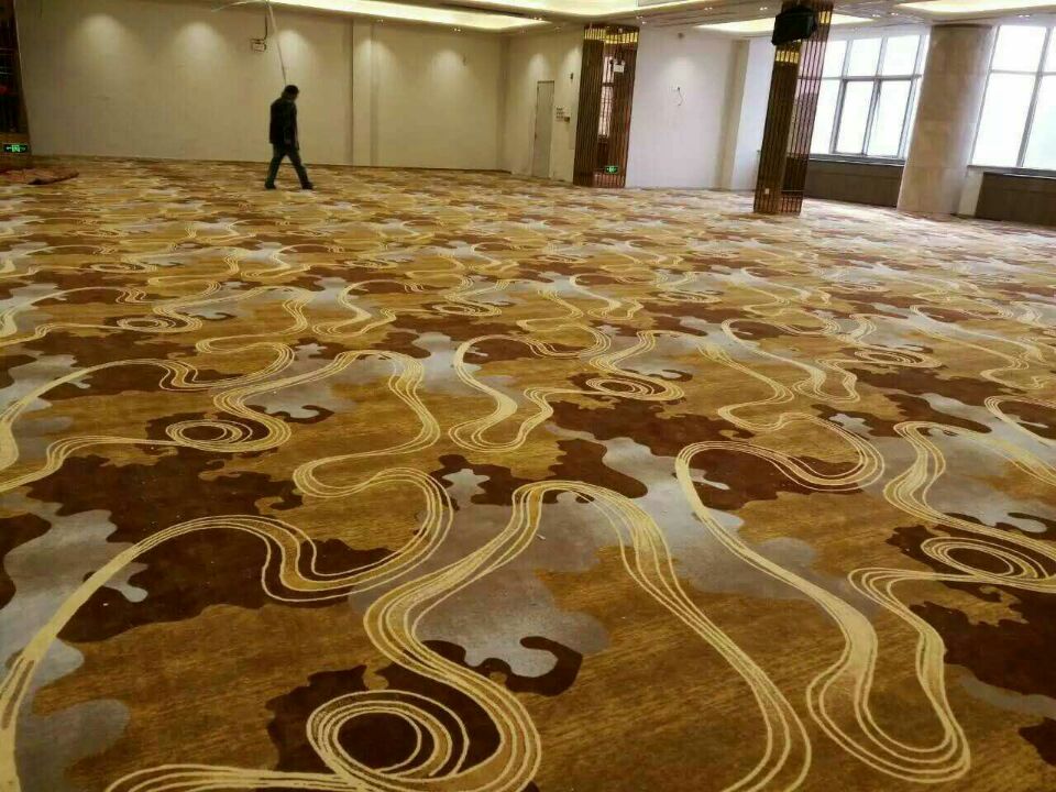 广州尼龙印花地毯 定制地毯 酒店大堂专用地毯满铺毯工程毯